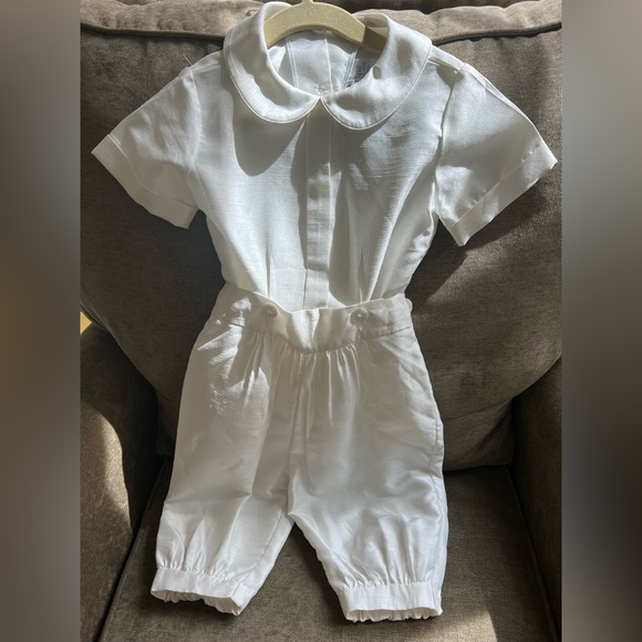 White pageboy outfit